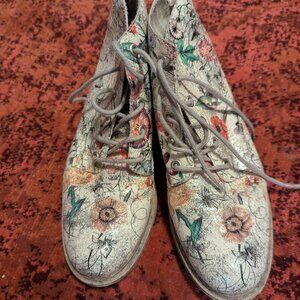 Rieker Shiny Floral Shoes